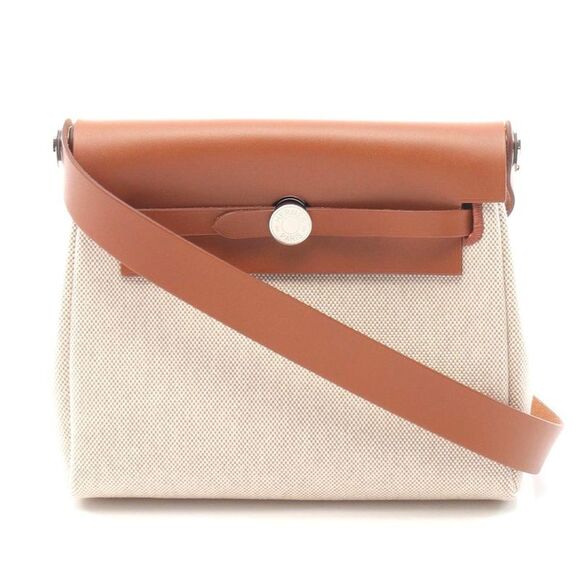 Pre Loved hermes Women brown | beige Crossbody Bags - Picture 1 of 7